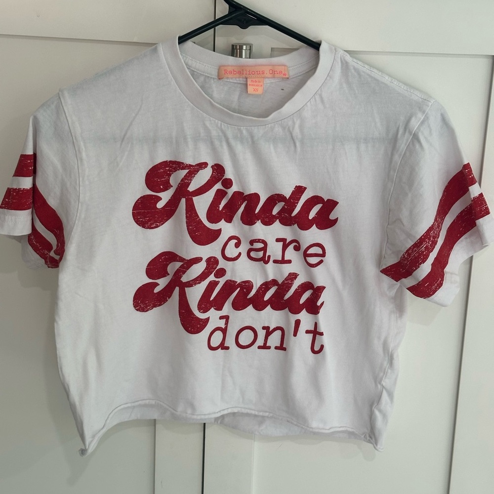 Rebellious One White and Red Kids Shirt